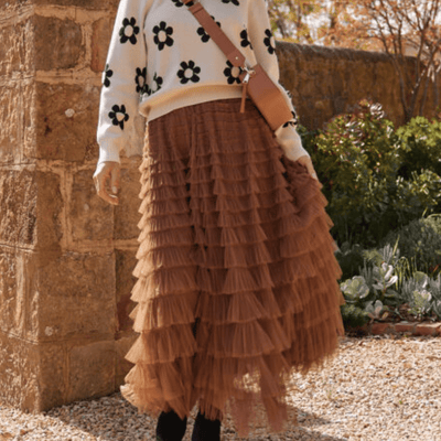 Brave and True Chance Skirt Brown