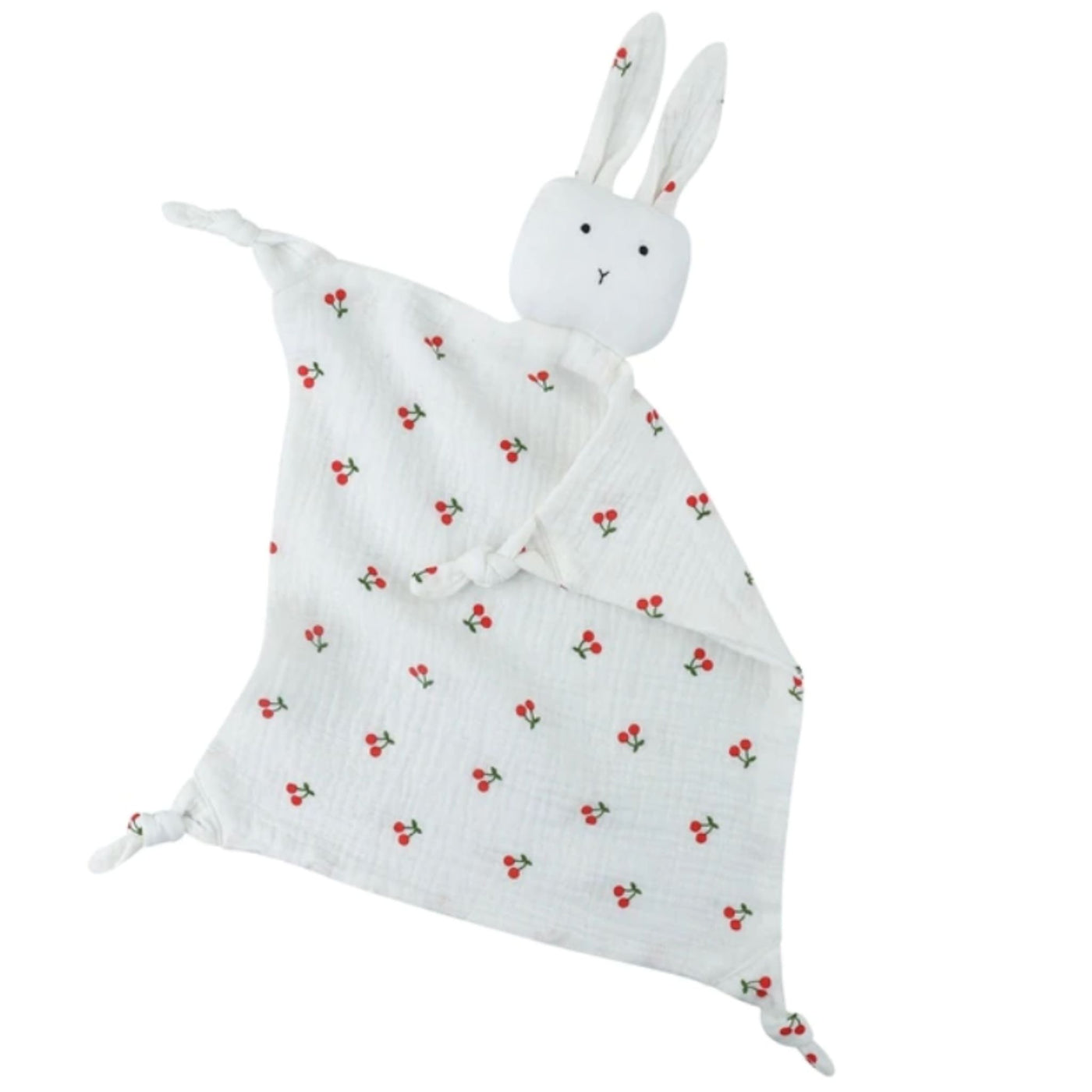 Large Muslin Bunny Baby Comforter