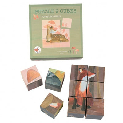 Forest Animals Cube Puzzles