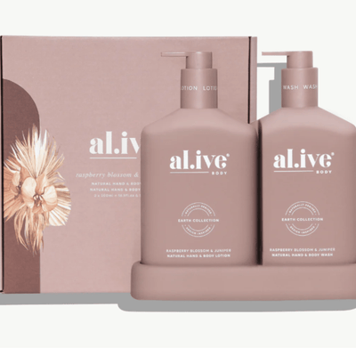 Al.ive Wash & Lotion Duo Raspberry, Juniper & Aloe Vera