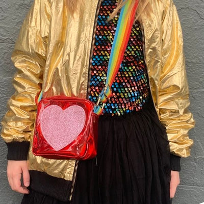 Rainbow Heart Handbag