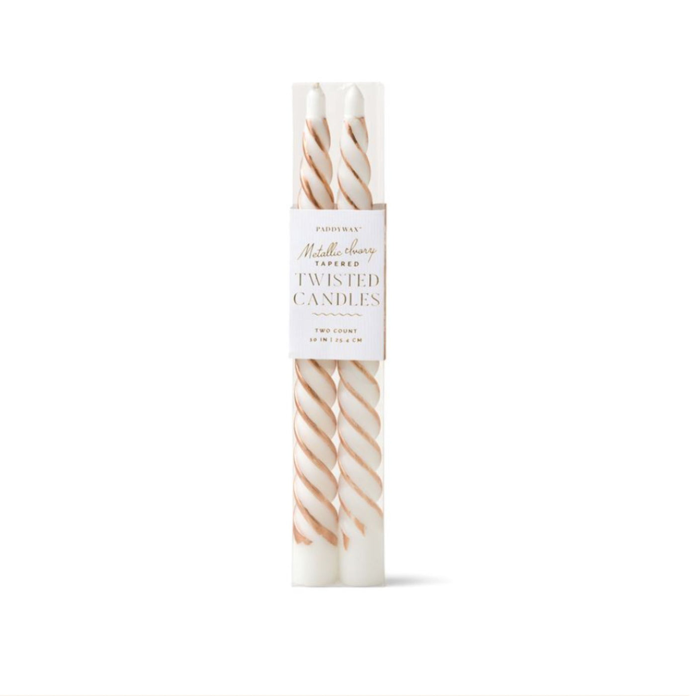 Cypress & Fir Twisted Taper Candle
