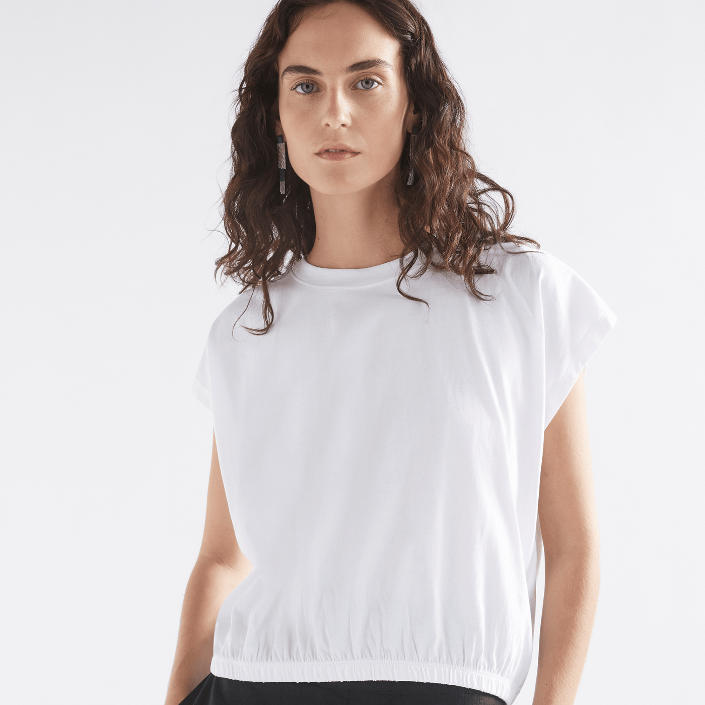 Elk The Label White Kruis Tee