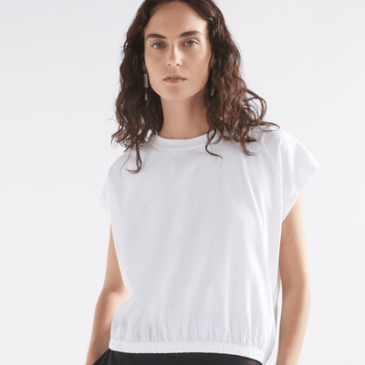 Elk The Label White Kruis Tee